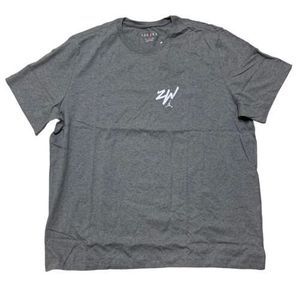 Nike Air Jordan Zion Williamson T-Shirt Silver Gray Mens Size XXL DM4031-091